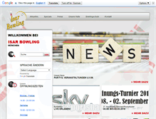 Tablet Screenshot of isarbowling.de